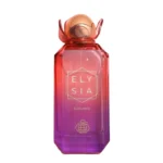 Elysia Elegance Perfume 100ml by Fragrance World – a sophisticated floral Eau de Parfum for women with notes of mandarin, pear, peach, magnolia, rose, vanilla, and musk, ideal for spring and summer.