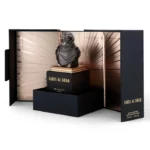 Faris Al Arab Perfume 100ml EDP by Maison Asrar – an Oriental Woody fragrance for men featuring amber, cedarwood and musk, ideal for autumn and winter.