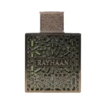 Bottle of Rayhaan Terra Eau de Parfum 100ml – luxury oriental woody fragrance for men and women with notes of frankincense, oud, and amber.